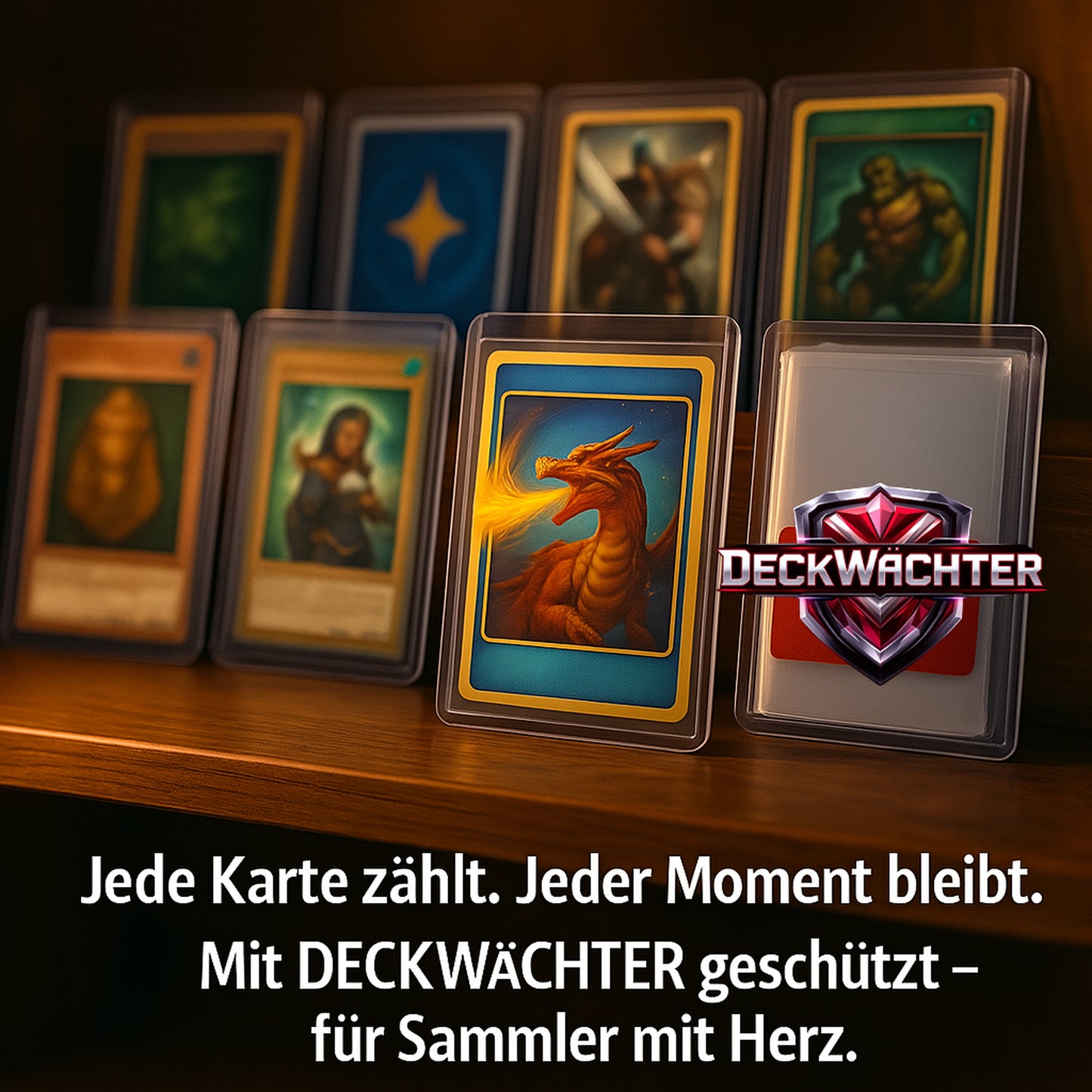 (Leider aktuell Ausverkauft - Der Sturm war zu groß - Bald wieder da!) Toploader Sleeves Set 3"x4" für TCG Sammelkarten 200 im Set