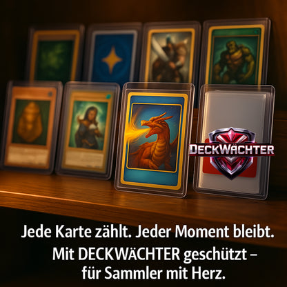 (Leider aktuell Ausverkauft - Der Sturm war zu groß - Bald wieder da!) Toploader Sleeves Set 3"x4" für TCG Sammelkarten 200 im Set